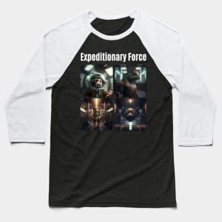 Filthy Monkeys - Expeditionary Force (minimal text) Baseball T-Shirt